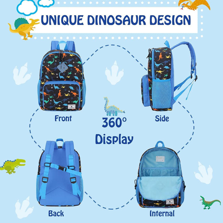 VX VONXURY Schulrucksack, Convertible Vorschule Kleinkind Jungen Bookbag Passt A4 Ordner (Blue Shark