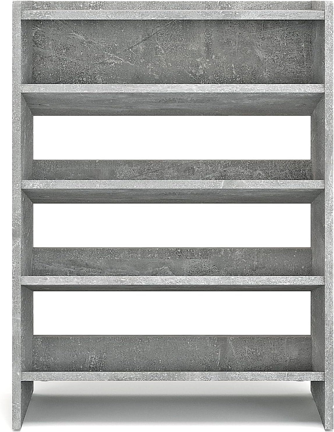 KOMTO Schuhregal Schmal - Schuhablage Flur mit 4 Ebenen Offener Schuhschrank Schuh Organizer Platzsp
