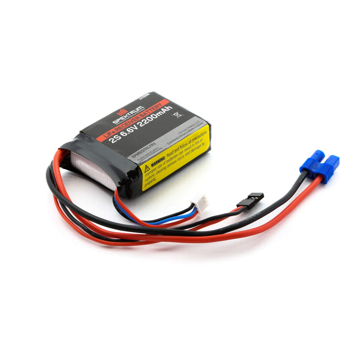 6.6V 2200mAh 2S LiFe-Empfänger-Akku: Universal-Empfänger, EC3
