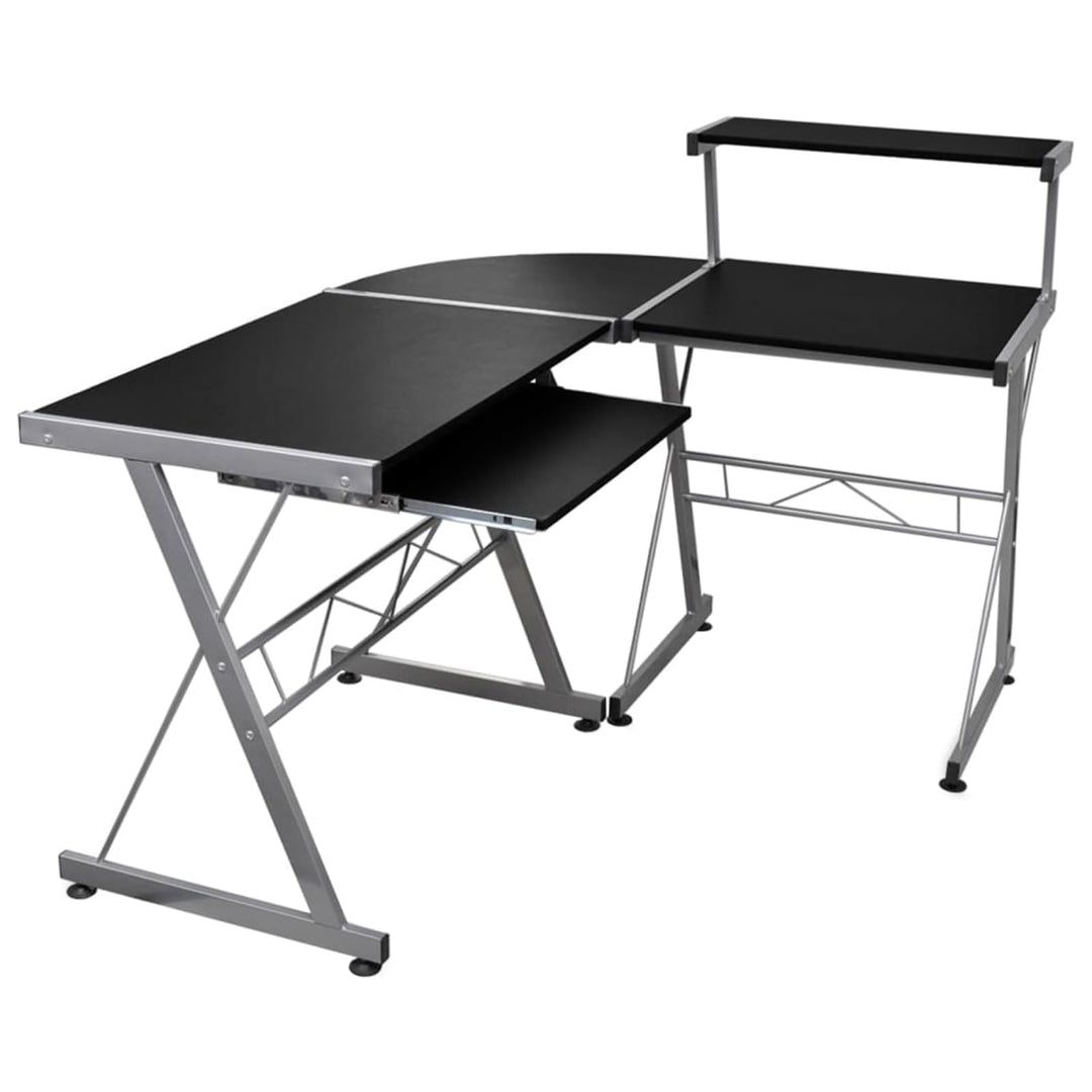 Gecheer Eck-Computertisch Eckschreibtisch L-f?rmige Schreibtisch Arbeitstisch Bürotisch PC-Tisch Arb