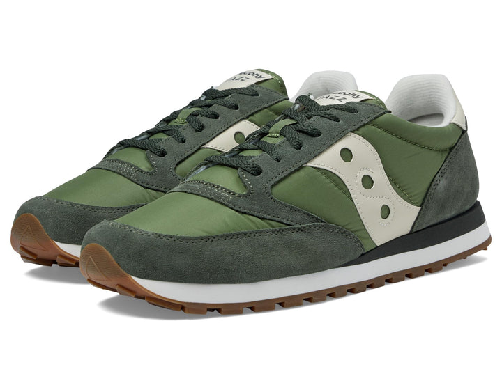 Saucony Herren Jazz Original Sneaker 42 EU Forest Cream, 42 EU Forest Cream