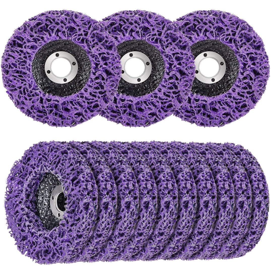 LAIWOO CSD Scheibe 115mm Schleifscheiben für Winkelschleifer, CSD-Scheibe Lila Reinigungsscheibe Set