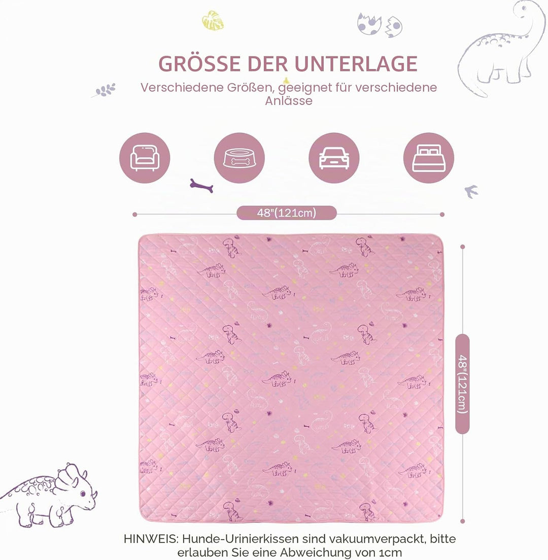 IEUUMLER 1 Stück Welpenunterlagen Waschbar für Hunde, Wiederverwendbar und Schnell Absorbierend PIPI