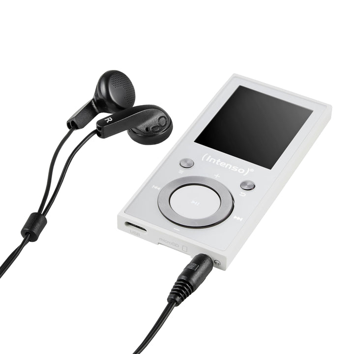 Intenso MP3 Player Video Scooter 1,8 Zoll Bluetooth weiss weiss 16GB Single, weiss 16GB Single