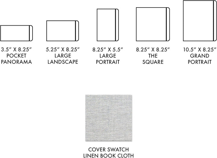 Speedball 769888 Art Journal 20,3 x 20,3 cm NAT.Linen, Papier, 200 g/m², Square, Square