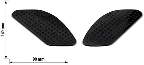 Seiten-Tankpad für Ducati Diavel Motea Grip M schwarz