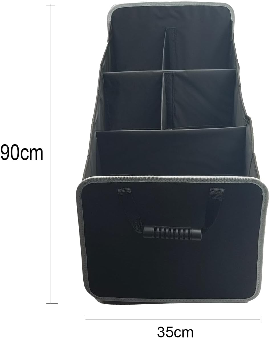 Kofferraum Organizer,Kofferraumtasche,Zusammenklappbarer 3 Extra Grosse Fächer 5 in 1 Kofferraumtasc