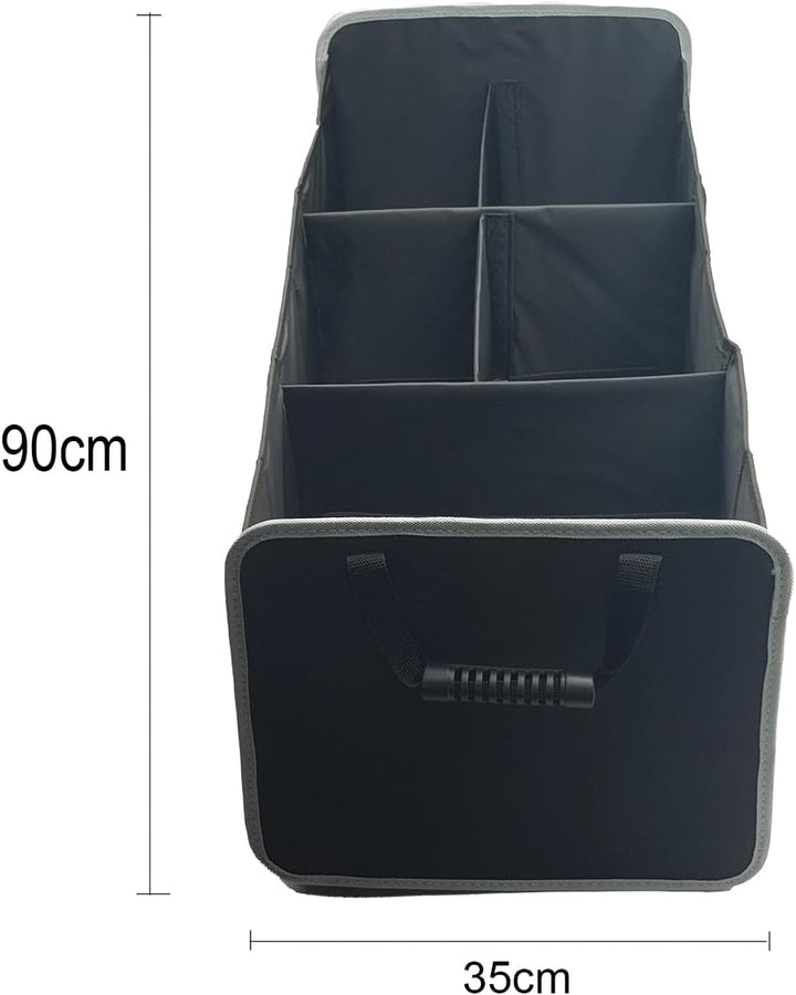 Kofferraum Organizer,Kofferraumtasche,Zusammenklappbarer 3 Extra Grosse Fächer 5 in 1 Kofferraumtasc