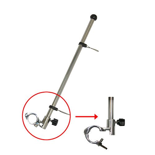 Yacht Steel Flaggenstock, 25mm, 455mm