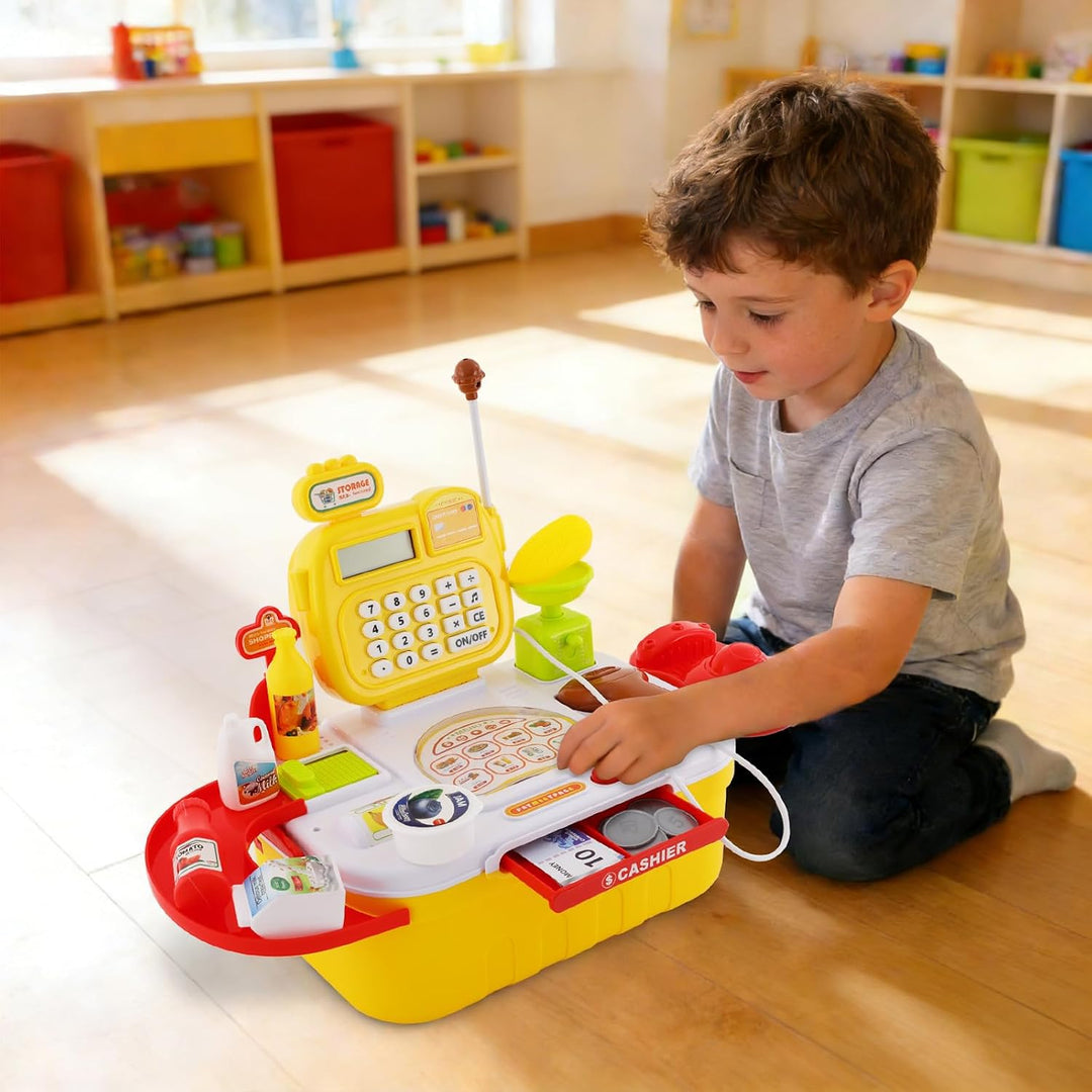 Kinder Kasse Spielset, ABS+PP+PE, Sound, 3+, Lernspielzeug | ABS+PP+PE,Spritzguss+Blasformen,Rechenm