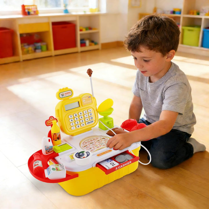Kinder Kasse Spielset, ABS+PP+PE, Sound, 3+, Lernspielzeug | ABS+PP+PE,Spritzguss+Blasformen,Rechenm