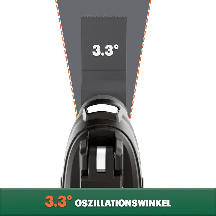 Mellif Akku Multitool, Multifunktionswerkzeug Kompatibel Mit Makita 18V, Bürstenloser Motor, 6-Stufi