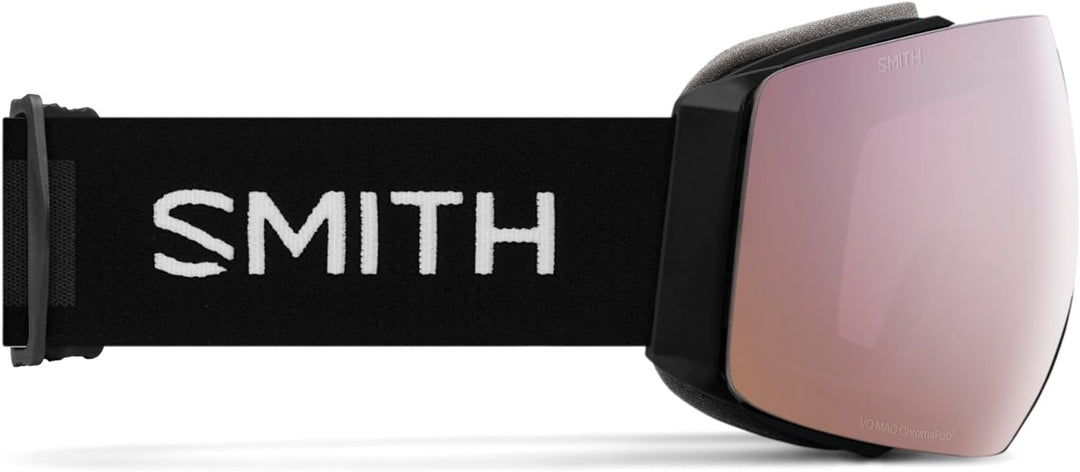 Smith Optics I/O MAG Ski- Snowboardbrille BLACK 22 - ChromaPOP Everyday Rose Gold Mirror NEU