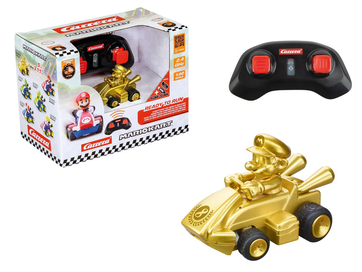 Carrera 2,4GHz Mario Kart(TM) Mini RC, Mario - Gold (Paper