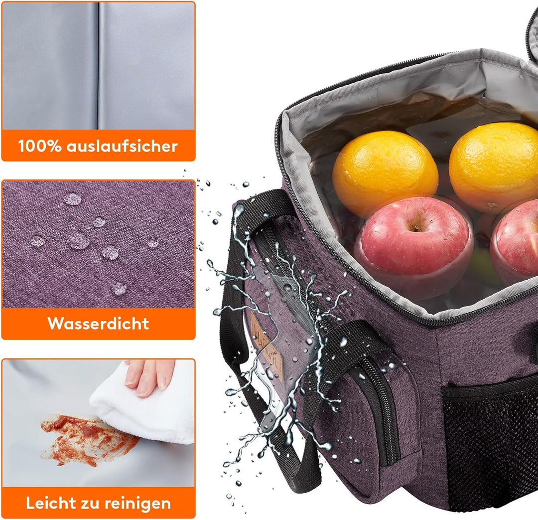 Lifewit Kühltasche Faltbar, Lunchtasche, Thermotasche Isoliertasche Picknicktasche für unterwegs, Tr