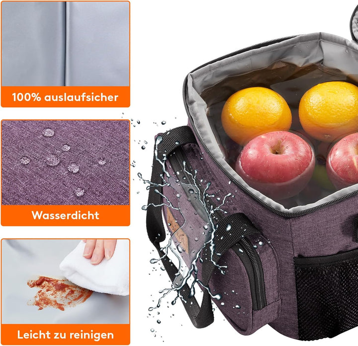 Lifewit Kühltasche Faltbar, Lunchtasche, Thermotasche Isoliertasche Picknicktasche für unterwegs, Tr