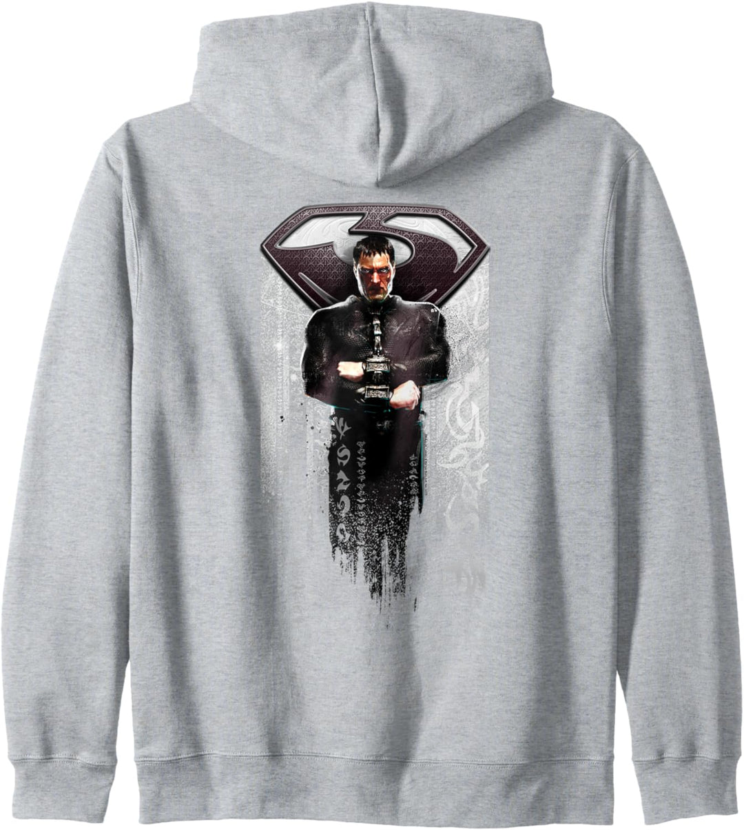 Superman Man of Steel Zod Glyphs Kapuzenjacke