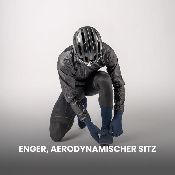 GripGrab Flandrien wasserdichte Gestrickte Rennrad Regenschutz Überschuhe Knitted Aero Radsport Über