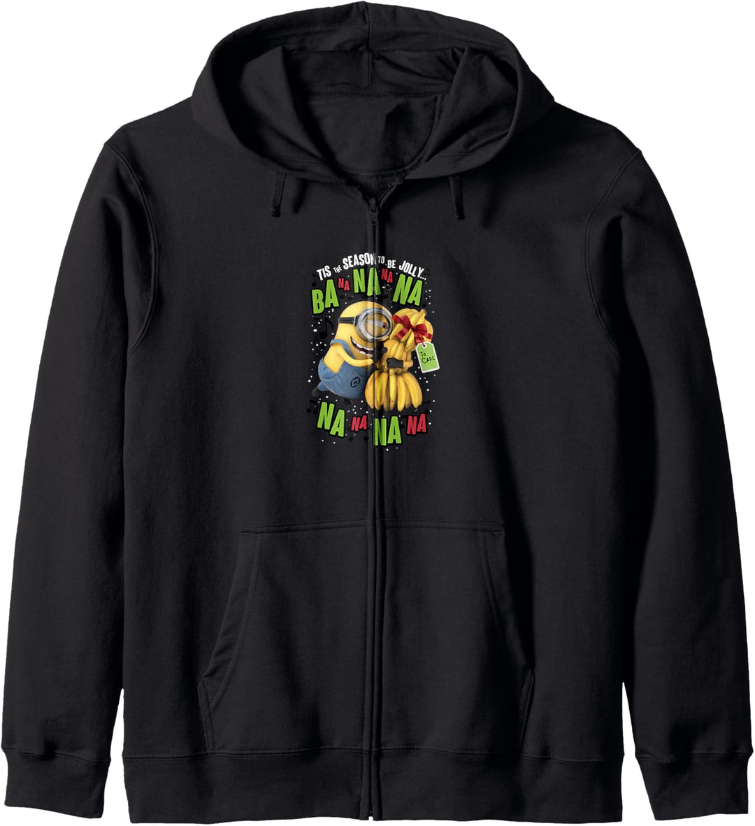 Despicable Me Minions Stuart Christmas Tis The Season To Ba Kapuzenjacke