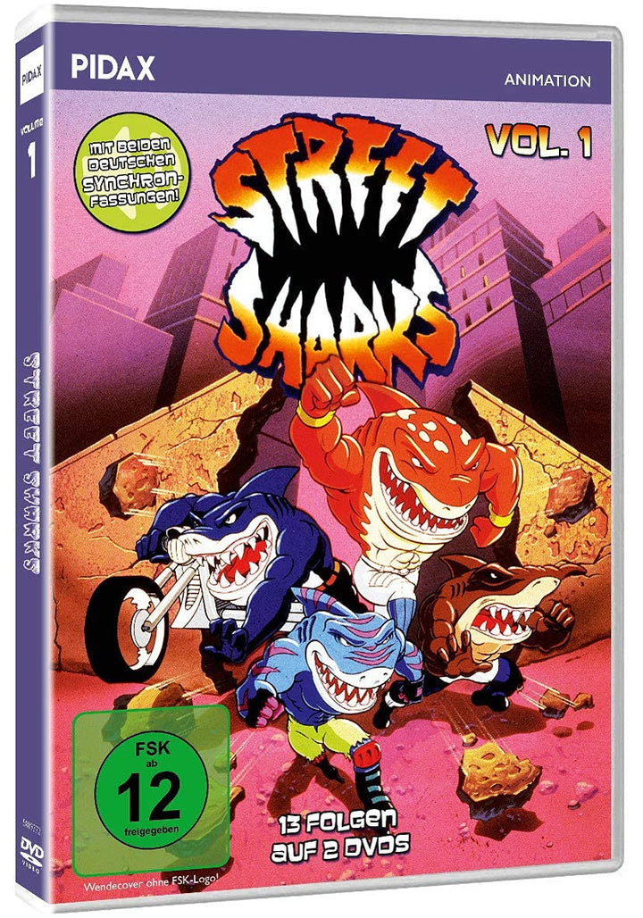 Street Sharks - Gesamtedition - Alle 40 Folgen der Kult-Zeichentrickserie - Pidax-Animation, DVD
