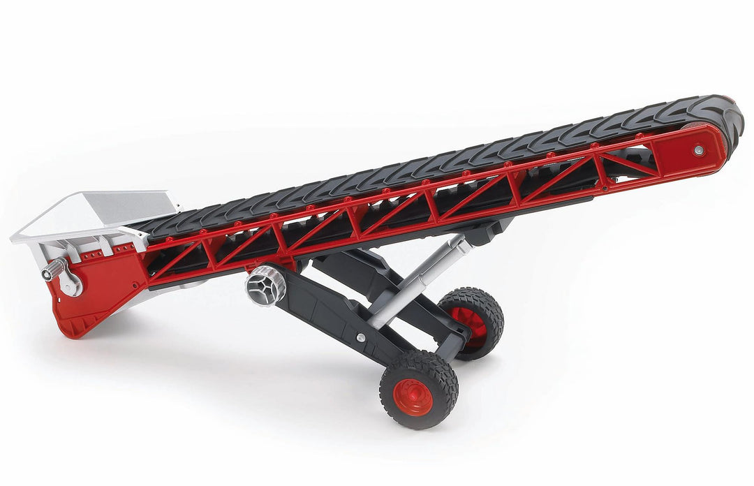 bruder 02031 - Förderband, klappbare Deichsel, höhenverstellbares Fahrgestell - 1:16 Transportband F