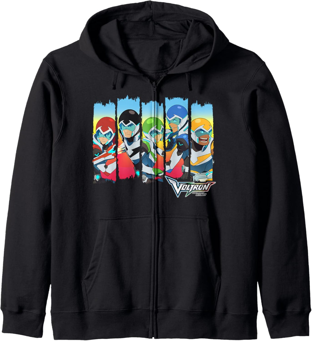 Voltron: Voltron Legendary Defender Main Cast Action Panel Kapuzenjacke