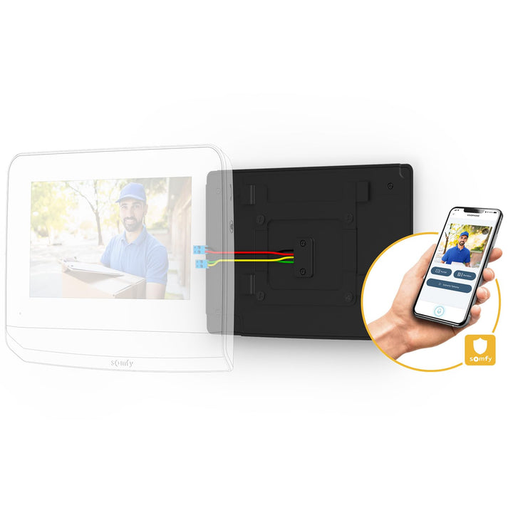 Somfy 9028474 - Konnektivitätsmodul | zum Anschluss von V350, V500 oder V500 PRO io | App Protect