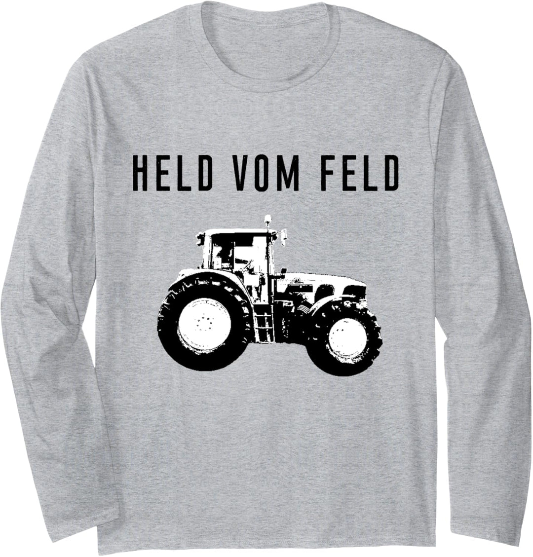 Landwirt Bauer Lohner Trecker Traktor Landwirtschafts Langarmshirt