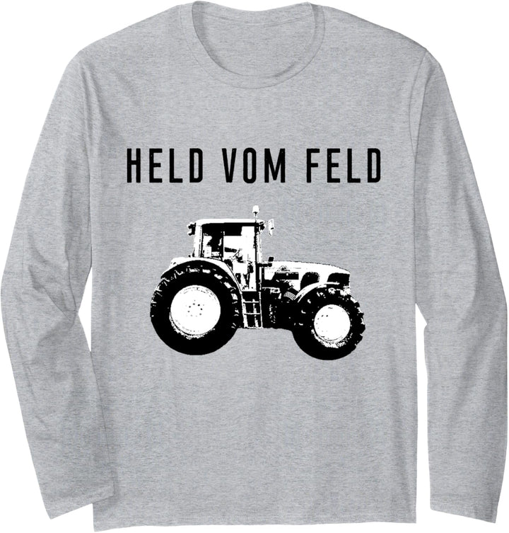 Landwirt Bauer Lohner Trecker Traktor Landwirtschafts Langarmshirt