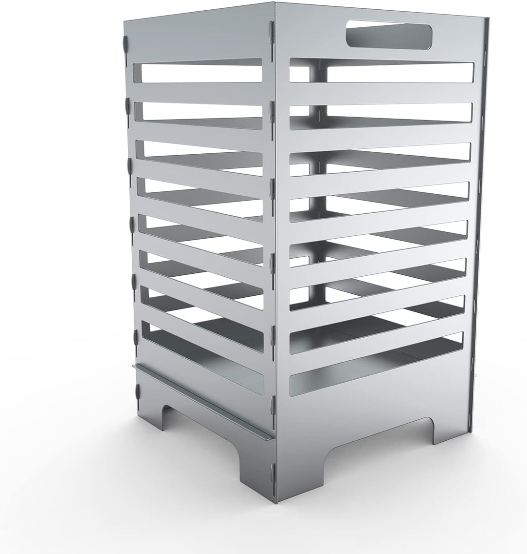 tuning-art FK10 Feuerkorb Feuertonne Feuerschale Steckbar Gross 50x30x30, Grösse:Modern 45L, Modern