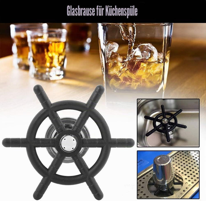 Edelstahl Cup Washer, Bar Glass Rinser Wasserhahn Head Rinser Washer Steaming Pitcher für Bierglas K