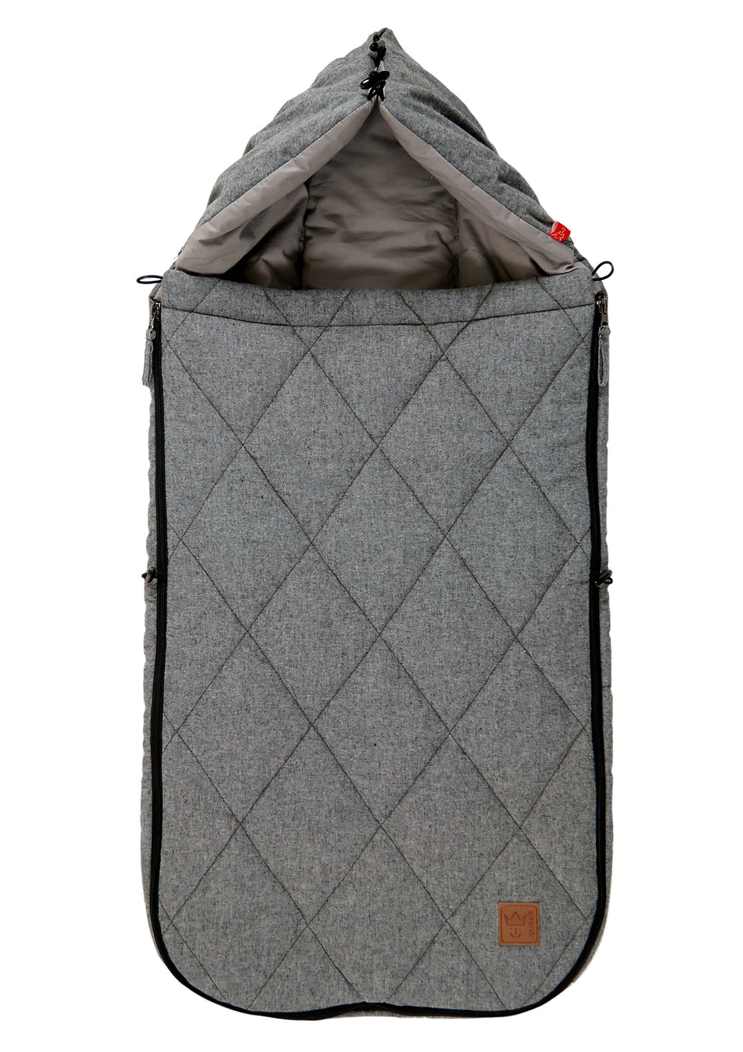 Kaiser 6574770 Sommer Fusssack "Nikko Melange", anthracite Melange, anthracite melange