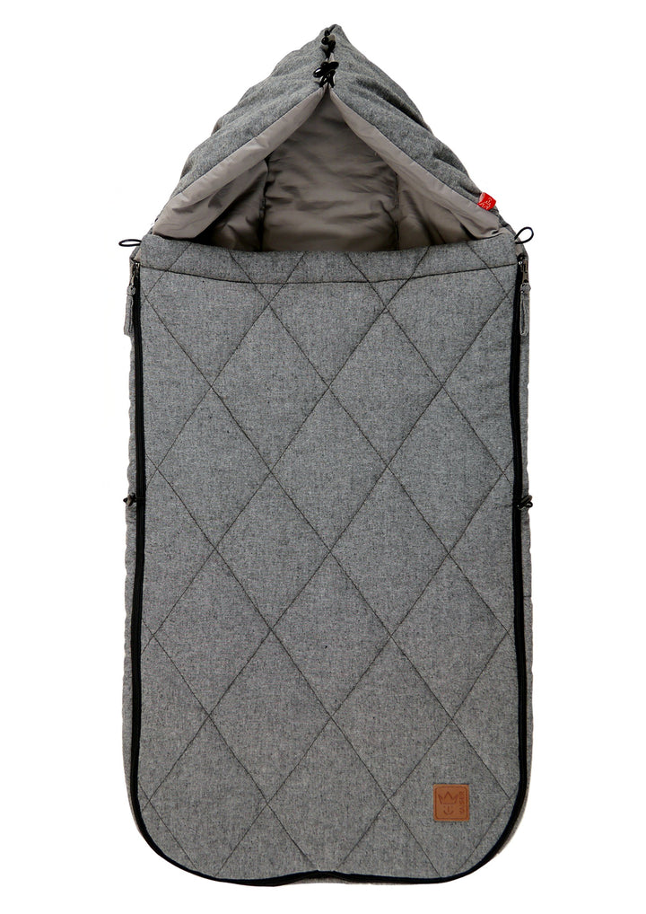 Kaiser 6574770 Sommer Fusssack "Nikko Melange", anthracite Melange, anthracite melange