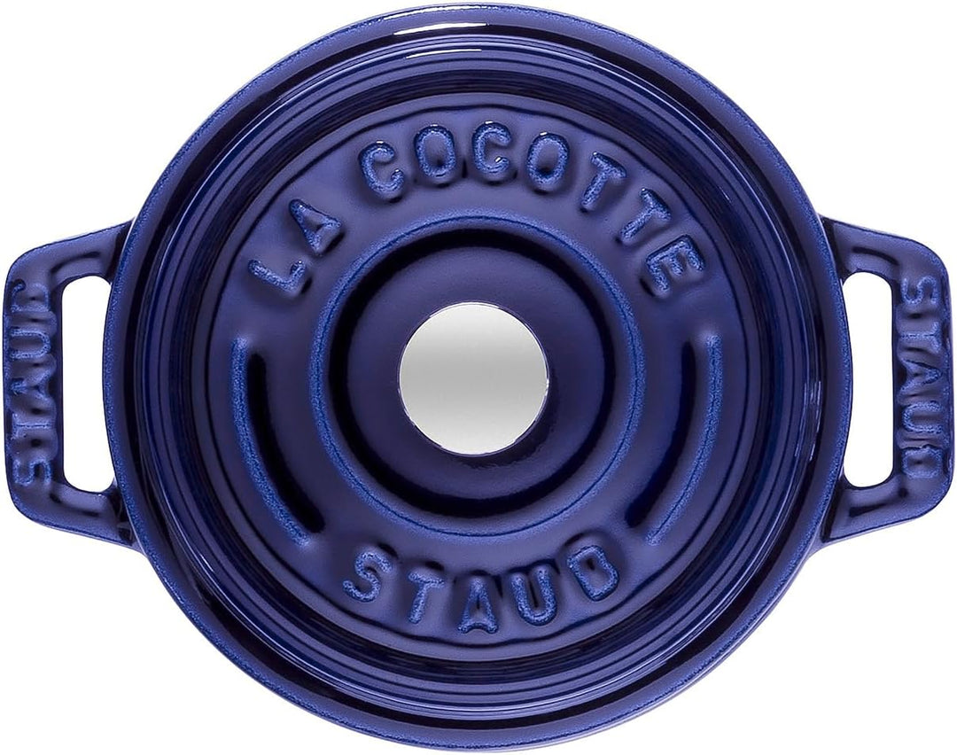 Staub 1004282 40510-262-0 Mini Cocotte, rund mit Deckel 10 cm, 0,25 L, induktionsgeeignet, mit matts