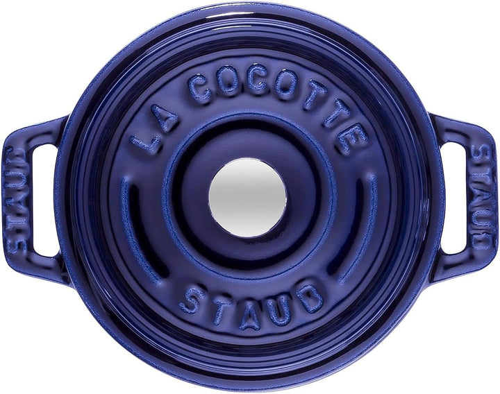 Staub 1004282 40510-262-0 Mini Cocotte, rund mit Deckel 10 cm, 0,25 L, induktionsgeeignet, mit matts