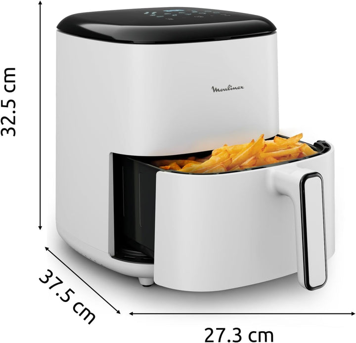 Moulinex Easy Fry Pop Pulver, 5 l, Air Fryer, bis zu 6 Personen, 10 intuitive Programme, digitaler T