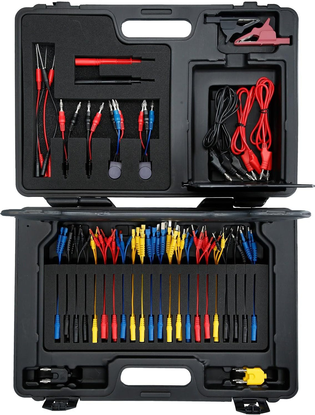 KS Tools 150.0950 12/24V Master Diagnose Prüf- und Mess-Kabel-Satz, 92-tlg.