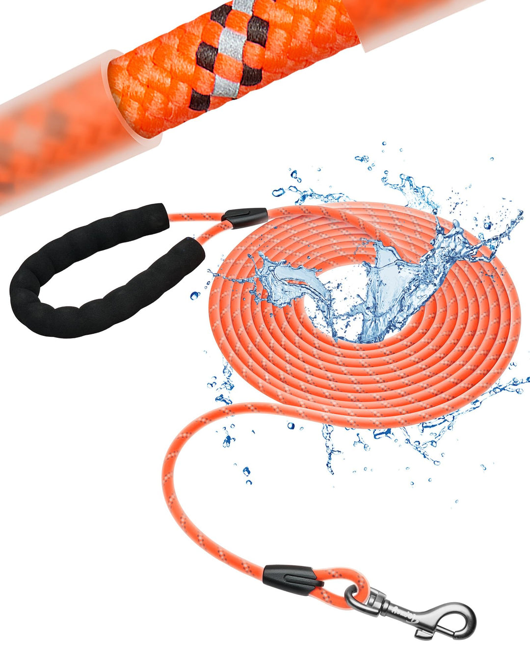 Toozey Schleppleine für Hunde, Wasserdicht Schleppleine 5M 10M 15M 20M Geeignet für Kleine, Mittlere