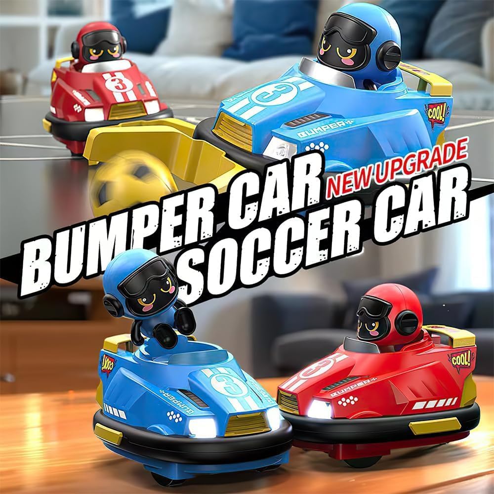 OBEST Ferngesteuertes Auto Spielzeug, 2 Stück RC Kollision Auto Super Bumper Car, 360° Drift Stunt A