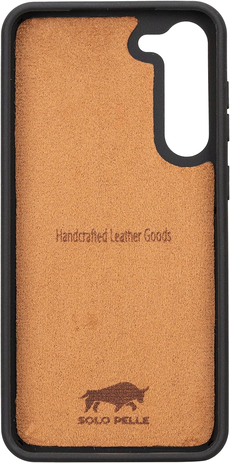 Solo Pelle Lederhülle für das Samsung Galaxy S23+ / S23 Plus Hülle aus echtem Leder, Model: Stanford