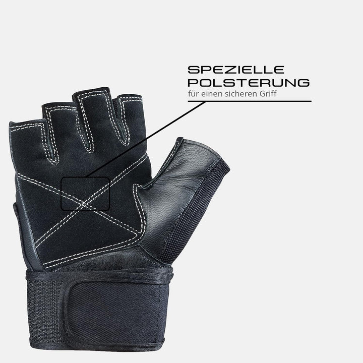 Silverton Herren Fitness-gewichtheberhandschuh Power Handschuhe S Schwarz, S Schwarz