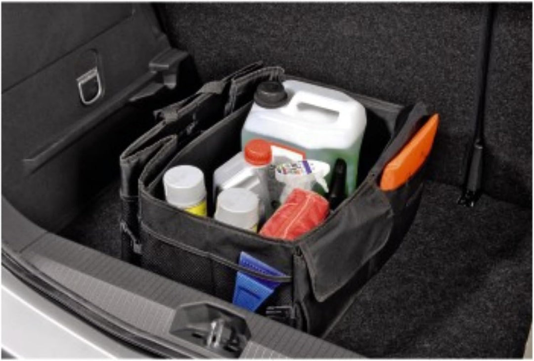 Hama Kofferraumtasche gross (Faltbare Autotasche, Kofferraum-Organizer mit Klettbefestigung inkl. Kl