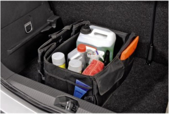 Hama Kofferraumtasche gross (Faltbare Autotasche, Kofferraum-Organizer mit Klettbefestigung inkl. Kl
