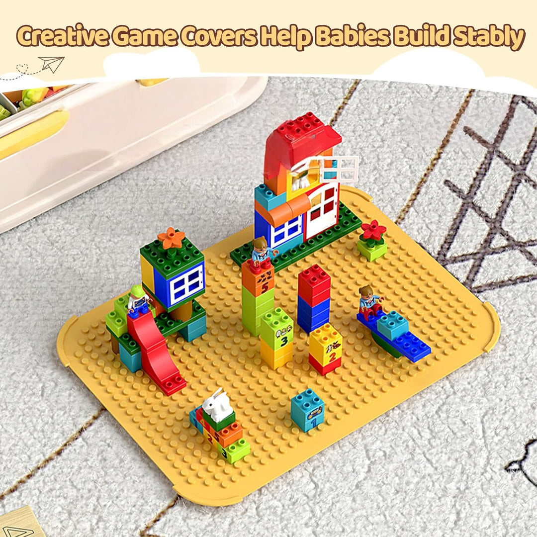 Gilt für Aufbewahrungsbox für Lego Bausteine Ablagefächer Stapelbar Kisten Spielzeug Aufbewahrung,4