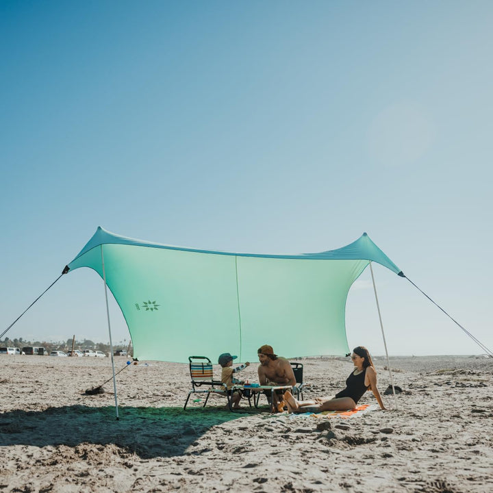 Neso Zelte Grande Beach Zelt, 2,1 m hoch, 2,8 m (9 ft) x 2,8 m (9 ft), Verstärkte Ecken und Kühlfach