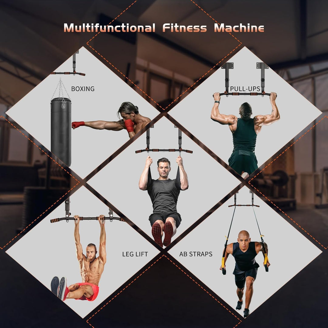 Höhenverstellbare Klimmzugstange, robuste Klimmzugstange, BarMount, Klimmzugstange, Deckenhalterung,