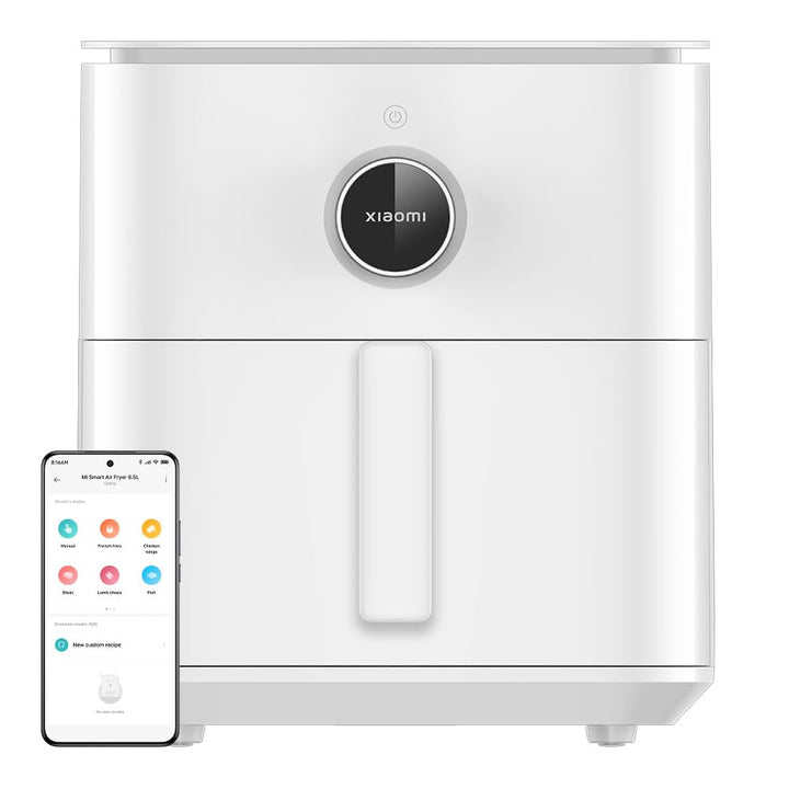 Xiaomi Heissluftfritteuse 6,5L XXL Smart Air Fryer Heissluft Fritteuse, 11 Programmen, Vorheizen&War