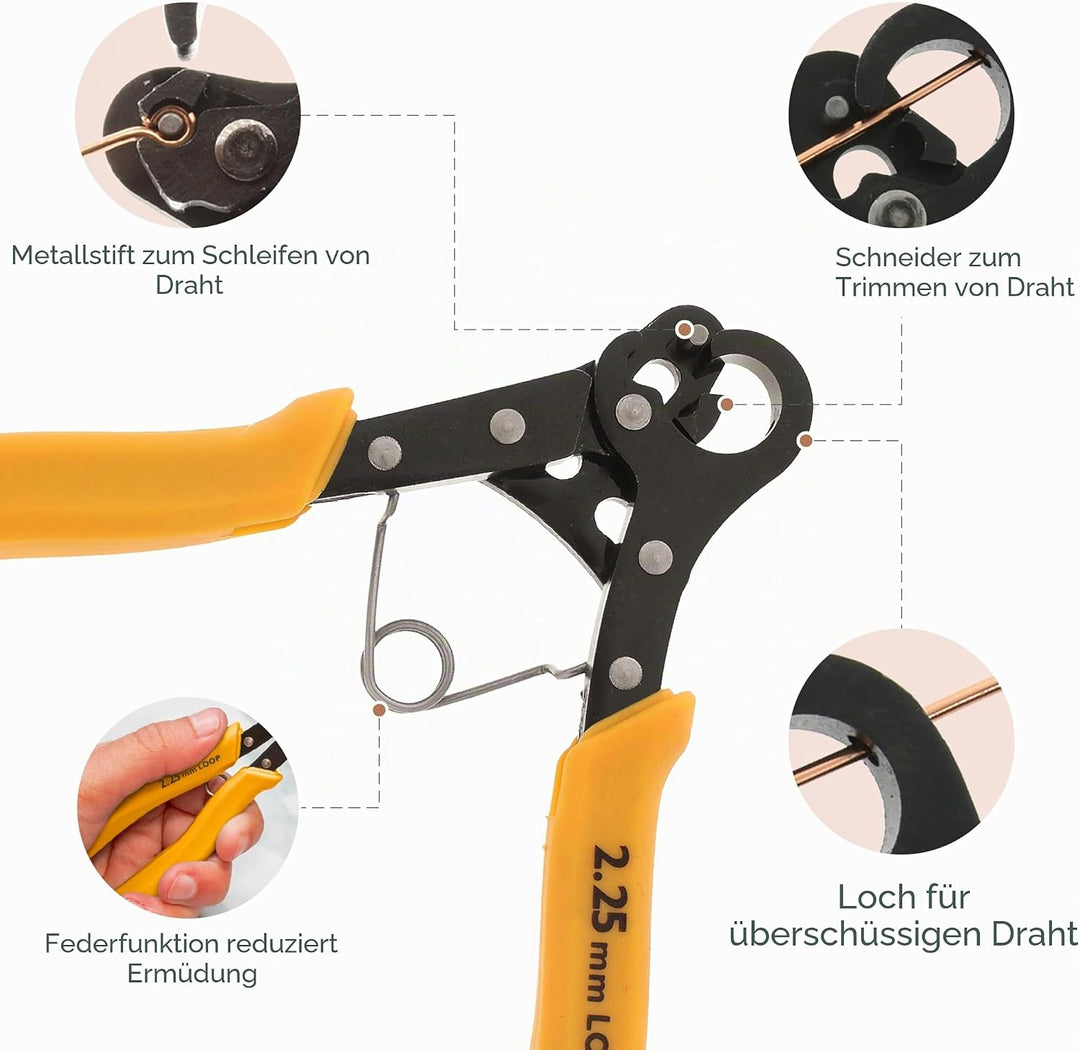The Beadsmith PLLOOP3 Schlaufenzange, Metall, 2.25MM, 2.25MM