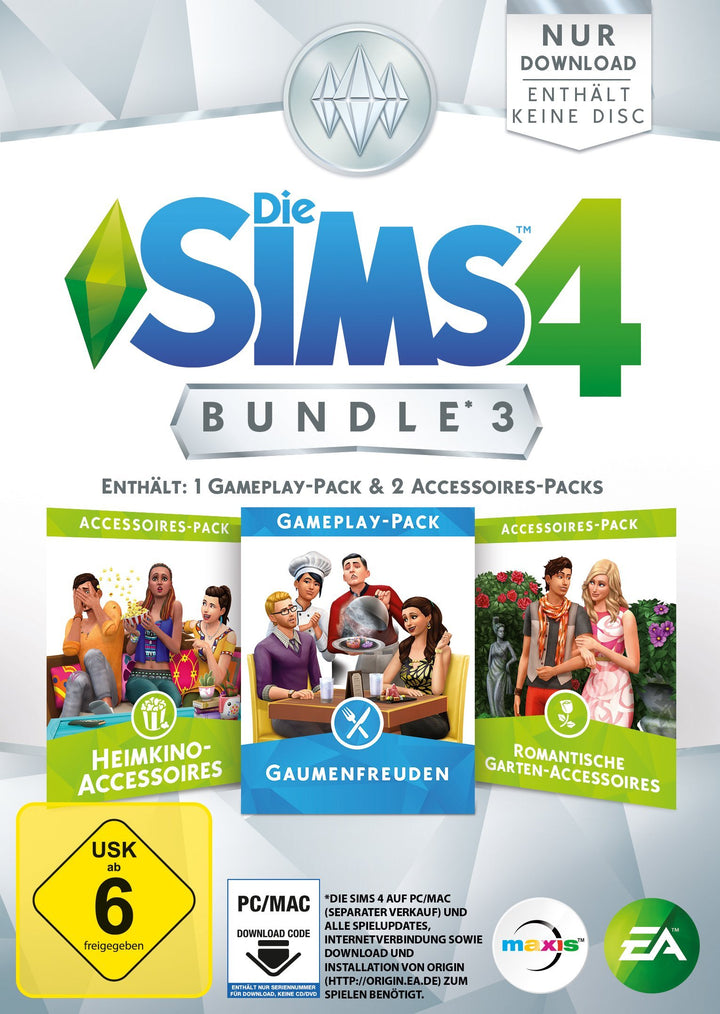Die Sims 4 Bundle Pack 3 (CIAB) PC Bundle Pack 3, PC Bundle Pack 3