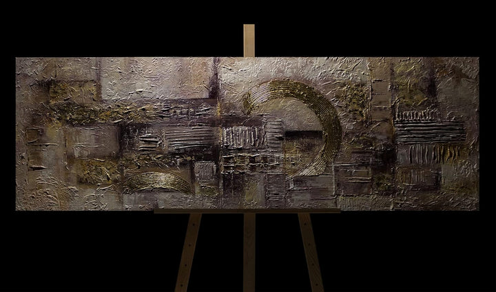 YS-Art Acrylbilder auf Leinwand Handgemalt Bewegungen | Gemälde mit Rahmen wohndecor | handgemalte a